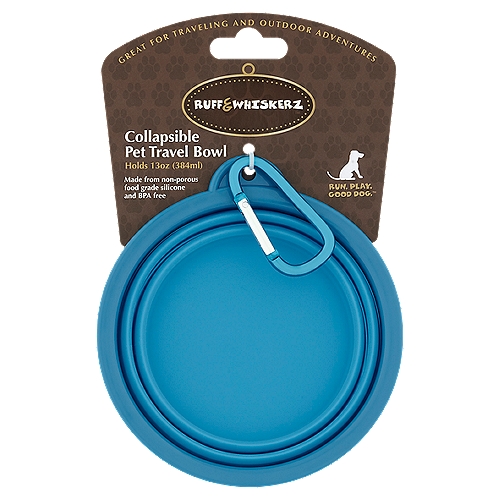 Ruff & Whiskerz Collapsible Pet Travel Bowl, 1 ct