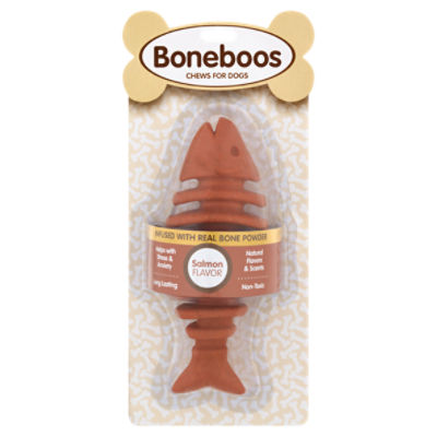 Boneboos Salmon Flavor Chews for Dogs