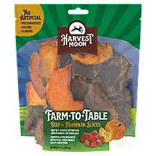 Harvest Moon Farm-to-Table Beef & Pumpkin Slices, 7 oz