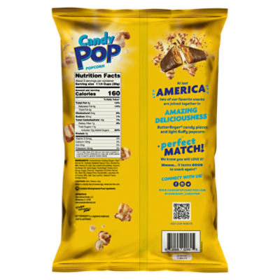 Candy Pop Butterfinger Bar Popcorn, 5.25 oz