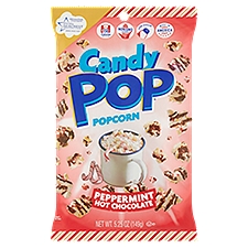 Candy Pop Peppermint Hot Chocolate Popcorn, 5.25 oz