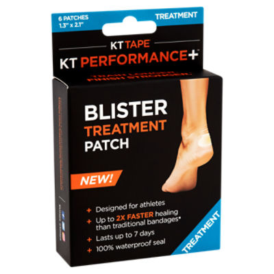 ΚΤ Τape KT Performance+ Blister Treatment Patch, 6 count ShopRite