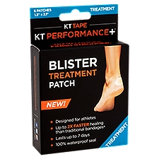 ΚΤ Τape KT Performance+ Blister Treatment Patch, 6 count
