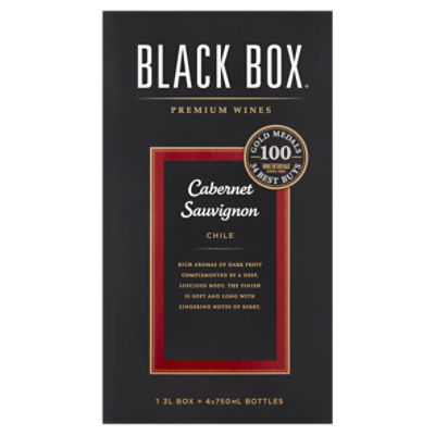 Black Box Cabernet Sauvignon Premium Wines, 3 liter