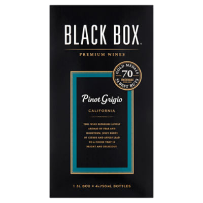 Black Box Pinot Grigio Premium Wines, 3 liter