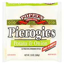 Poppy's Pierogies Potato & Onion Pierogies, 13 oz, 13 Ounce