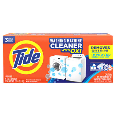 Tide Washing Machine Cleaner with Oxi, 2.6 oz, 3 count
