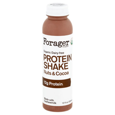 Forager Project Nuts & Cocoa Organic Dairy-Free Protein Plant Shak, 12 fl oz