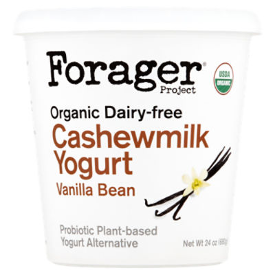 Forager Project Organic Dairy-Free Vanilla Bean Cashewmilk Yogurt, 24 oz