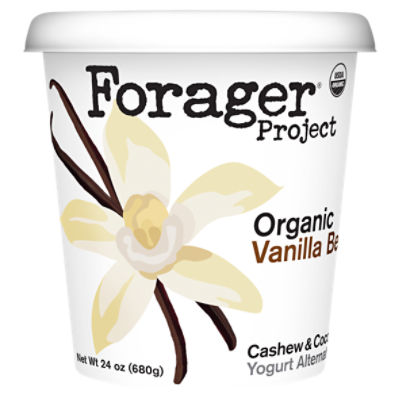 Forager Project Organic DairyFree Vanilla Bean Cashewmilk Yogurt, 24 oz ShopRite