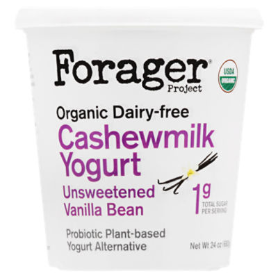 Forager Project Organic DairyFree Unsweetened Vanilla Bean Cashewmilk