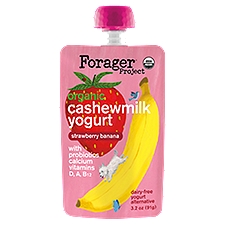Forager Project Organic Strawberry Banana Cashewmilk Dairy-Free Yogurt Alternative, 3.2 oz
