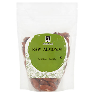 PF Snacks Raw Almonds, 8 oz