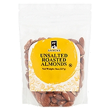PF Snacks Unsalted Roasted Almonds, 8 oz