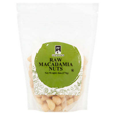 PF Snacks Raw Macadamia Nuts, 6 oz