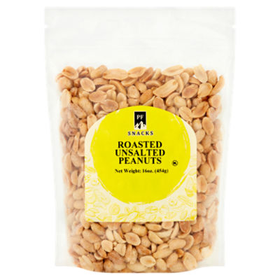 PF Snacks Roasted Unsalted Peanuts, 16 oz