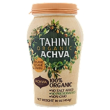 Achva Organic Sesame Tahini, 16 oz