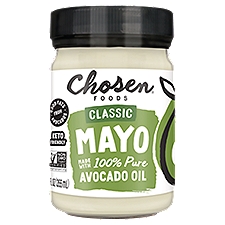 Chosen Foods 100% Avocado Oil Based Classic, Mayo, 12 Fluid ounce