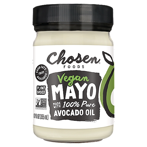 Chosen Foods Classic Vegan Mayo, 12 fl oz
Chosen Foods