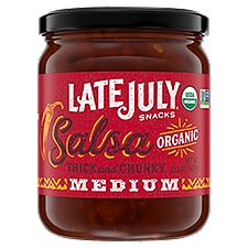 Late July Snacks Medium Organic Salsa, 15.5 oz