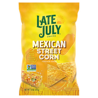 Late July Snacks Mexican Street Corn Tortilla Chips, 7.8 oz