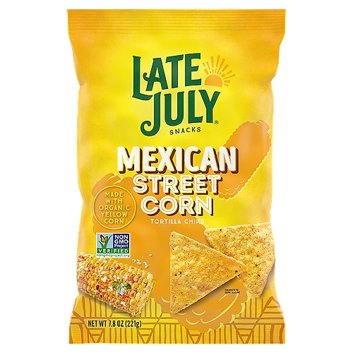 Late July Snacks Mexican Street Corn Tortilla Chips, 7.8 oz