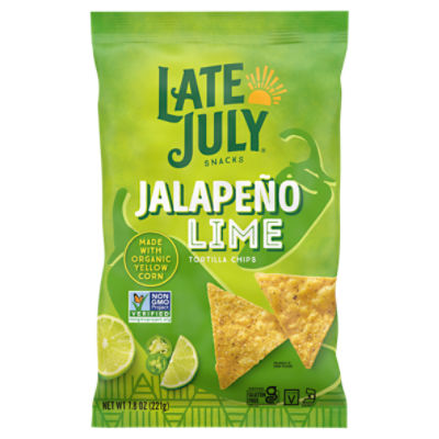 Late July Snacks, Thin and Crispy Organic Tortilla Chips, Sea Salt, 14.75  oz. Party Size Bag