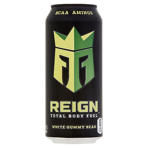 Reign Total Body Fuel White Gummy Bear Energy Drink, 16 fl oz