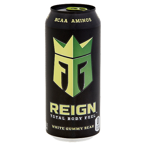Reign Total Body Fuel White Gummy Bear Energy Drink, 16 fl oz