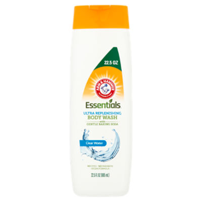 Arm & Hammer Essentials Clear Water Ultra Replenishing Body Wash, 22.5