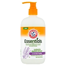 Arm & Hammer Essentials Liquid Hand Soap, Lavender Vanilla, 14 Fluid ounce