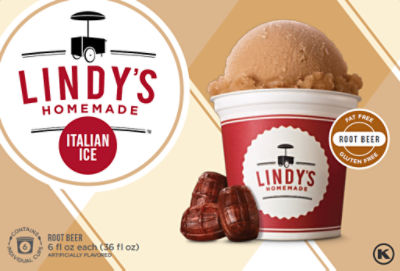 Lindy's Homemade Root Beer Italian Ice, 36 fl oz, 36 Fluid ounce