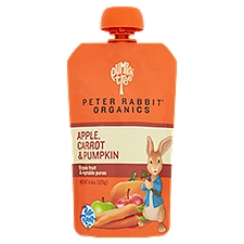 Pumpkin Tree Peter Rabbit Organics Apple, Carrot & Pumpkin Organic Fruit & Vegetable Puree, 4.4 oz