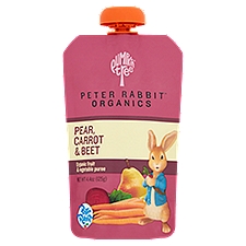 Pumpkin Tree Peter Rabbit Organics Pear, Carrot & Beet Organic Fruit & Vegetable Puree, 4.4 oz