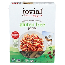 Jovial 100% Organic Brown Rice Gluten Free Penne Pasta, 12 oz