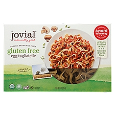 Jovial 100% Organic Brown Rice Egg Tagliatelle Gluten Free Pasta, 9 oz