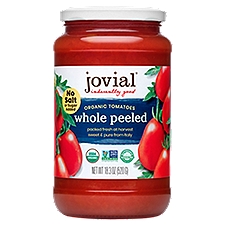 Jovial Organic Whole Peeled Tomatoes, 18.3 oz