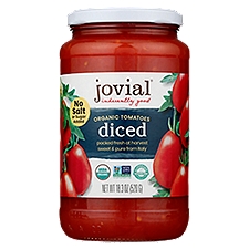 Jovial Organic Diced Tomatoes, 18.3 oz