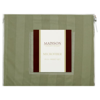 Madison Luxury Home Microfiber Full Sheet Set