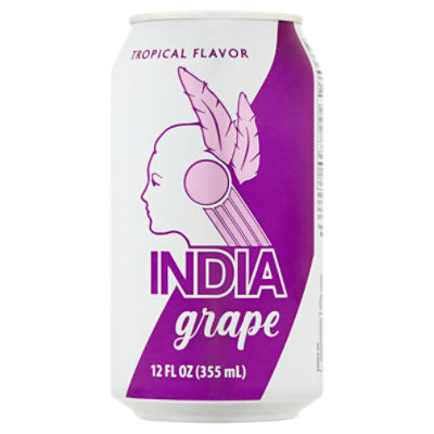 India Tropical Flavor Grape, 12 fl oz