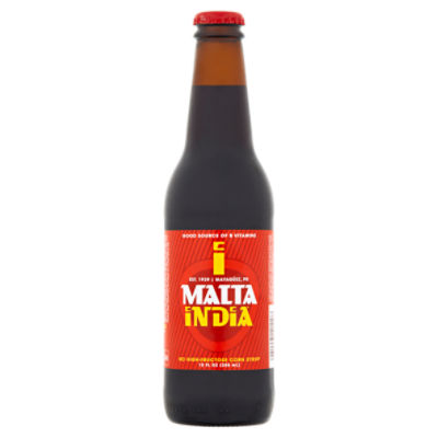 Malta India Malt Beverage, 12 fl oz