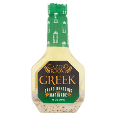 Gazebo Room Greek Salad Dressing and Marinade, 16 oz