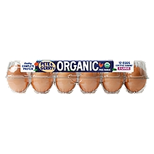 Pete and Gerry's Free Range Organic Eggs, Extra Large, 12 count, 27 oz, 12 Each