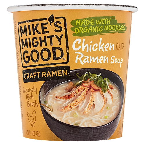Mike's Mighty Good Craft Ramen Chicken Flavor Ramen Soup, 1.6 oz