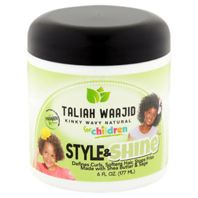 Taliah Waajid Kinky Wavy Natural for Children Style & Shine, 6 fl oz