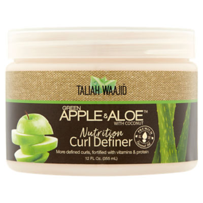 Taliah Waajid Green Apple & Aloe with Coconut Nutrition Curl Definer, 12 fl oz