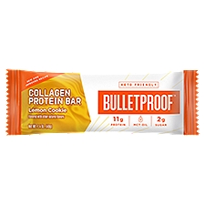 Bulletproof Lemon Cookie Collagen , Protein Bar, 1.58 Ounce