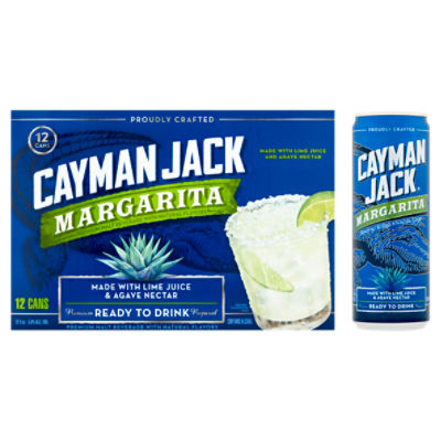Cayman Jack Margarita Premium Malt Beverage, 12 count, 12 fl oz