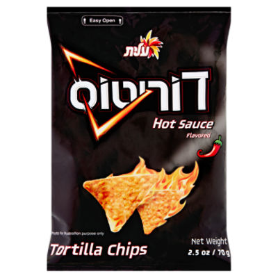 Doritos Hot Sauce Flavored Tortilla Chips, 2.5 oz