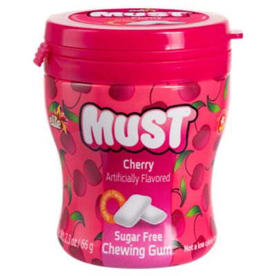 Elite Must Cherry Sugar Free Chewing Gum, 2.3 oz